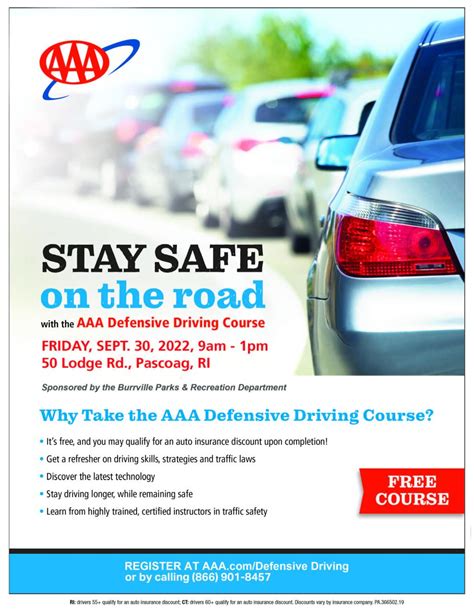 New Free 55 Aaa Defensive Driving Course Town Of Burrillville Ri