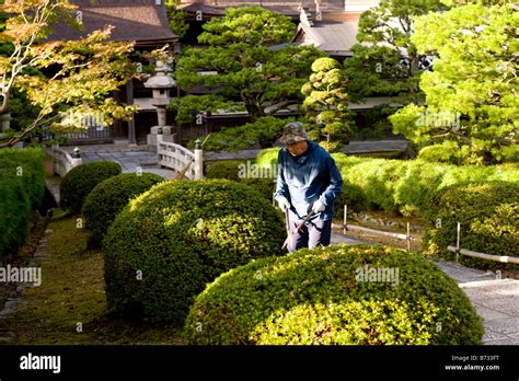Japanese Zen Gardener Hi Res Stock Photography And Images Alamy