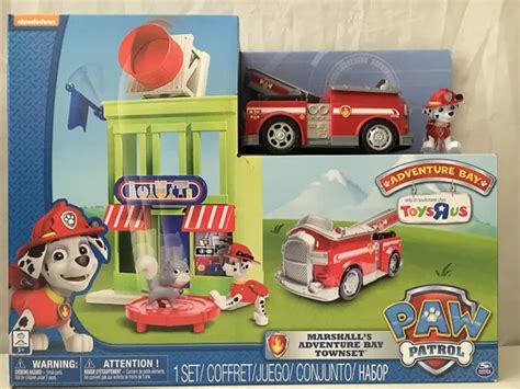 New Paw Patrol Marshall Adventure Bay Townset Toys R Us Exclusive Htf