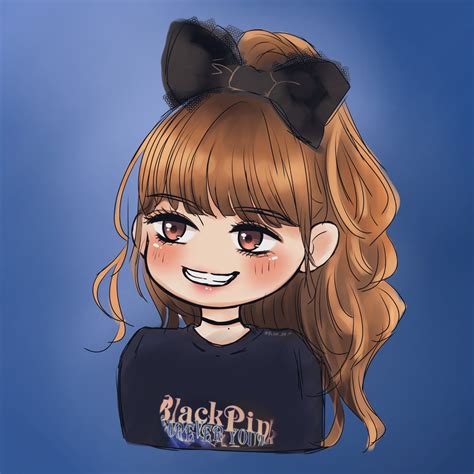 🥔 On Twitter Girls Cartoon Art Lisa Blackpink Cartoon Wallpaper