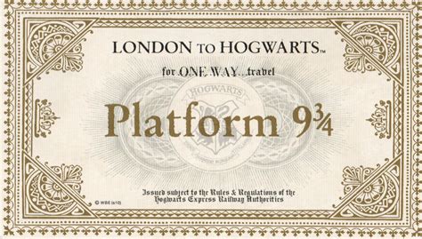 Image Hogwarts Express Ticket Harry Potter Wiki