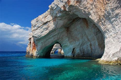 nature, Landscape, Rock, Cave, Sea, Turquoise, Water, Island, Greece Wallpapers HD / Desktop and ...