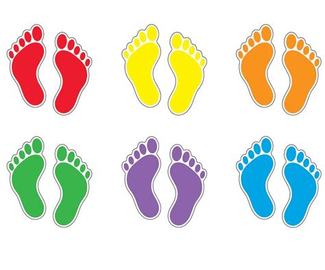 Coloured Footprints