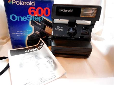 Vintage Polaroid 600 One Step Instant Camera In Box With Etsy