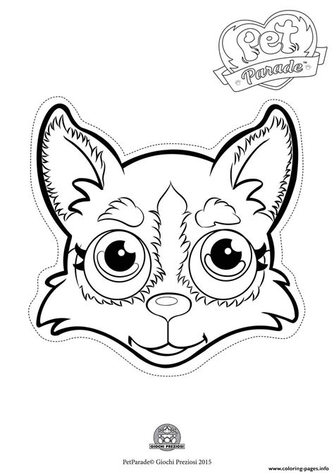Pet Parade Cute Dog Husky 2 Coloring Pages Printable