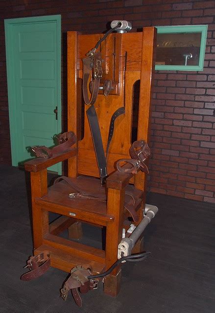 The Real Old Sparky Electric Chair At The Texas Prison Flickr