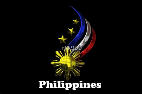 Philippine Logo Design By Nhk999 Black By Nhk999 Redbubble