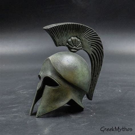 Ancient Greek Helmet Charriot Decoration Spartan Warrior