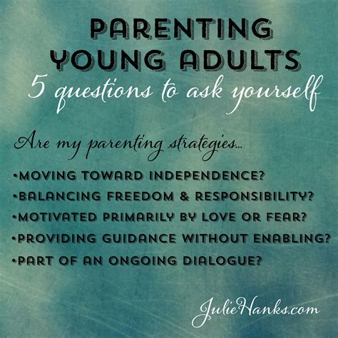 Parenting Young Adults Living at Home | Dr. Julie Hanks ...