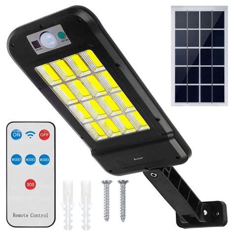 Lampa solarna LED zewnętrzna z czujnikiem ruchu i zmierzchu 240LED