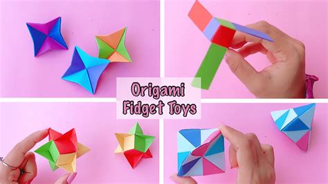 4 Best Origami Fidget Toys Diy Easy Moving Paper Toys Amazing Paper