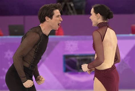 all the emotion at the right time for golden virtue and moir team canada official olympic