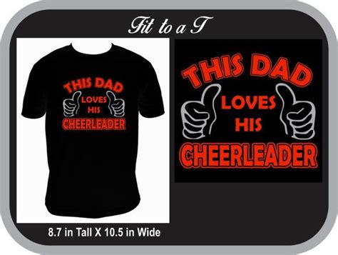 Cheer Dad T Shirt Cheer Outfits Mens Tops T Shirt