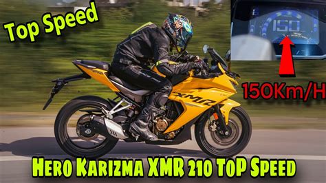 Hero Karizma Xmr 210 Top Speed 150 Kmh Gear Challenge Price