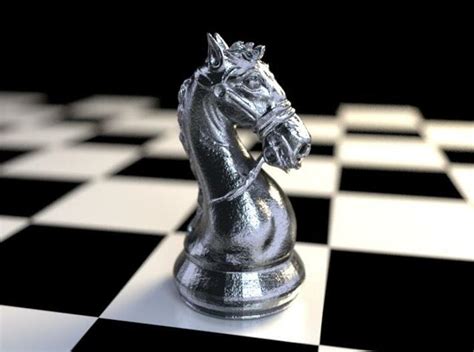 Knight Chess Piece Bjbrwwbh9 By Goebat