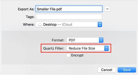 Macos Reduce Pdf File Size In Preview The Mac Observer