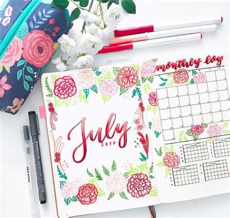 27 Best July Bullet Journal Cover Ideas You Cant Resist Juelzjohn