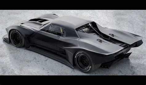 The Batman Corvette Batmobile Emerges As The Mid Engined C3 Gm Almost