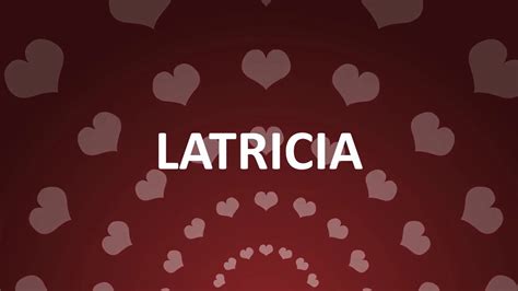 Happy Birthday Latricia Youtube