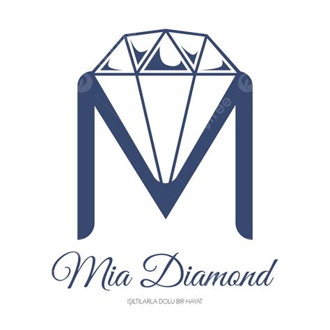 3d Logo Design Vector Design Images Mia Diamont Logo Design Mia