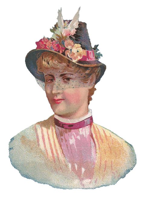 Antique Images Antique Hat Fashion Free Clip Art Digital