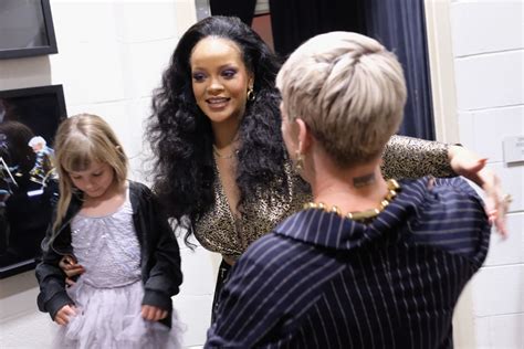 Rihanna And Pinks Daughter Willow At The 2018 Grammys Popsugar