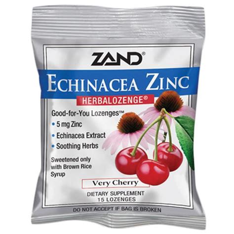 Zand Cherry Echinacea Zinc Lozenges Ruidoso Natural Remedies