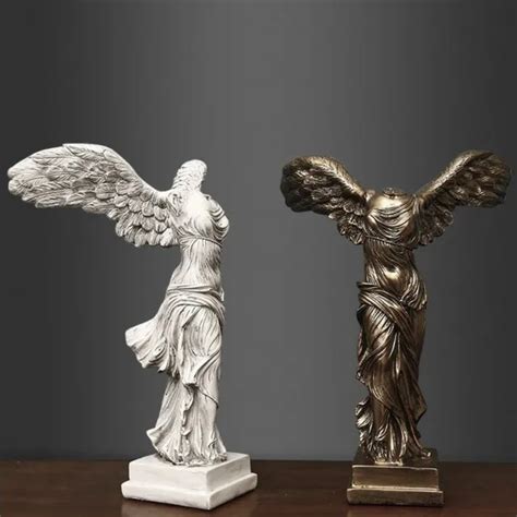 STATUES RESIN GODDESS Figurine Sculpture Angel Wings Chastity Model Home Decor PicClick