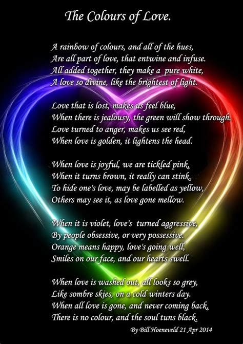 The Colours Of Love Poems About Love Love Poems For Husband Love