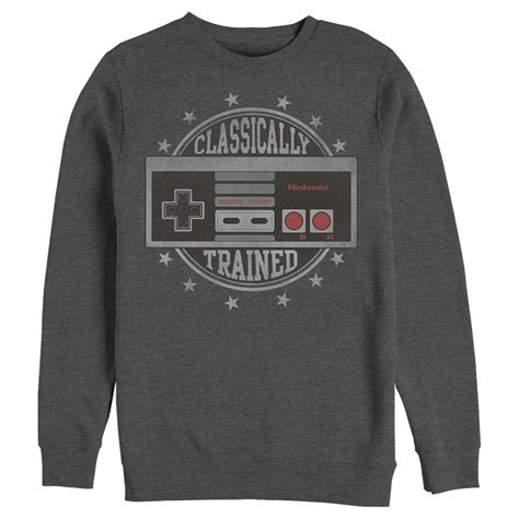 Nintendo Mens Classically Trained Sweatshirt Ebay