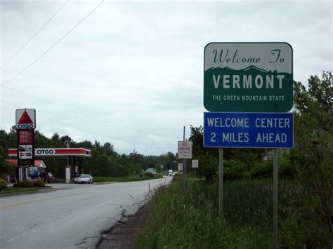 Welcome To Vermont Us 2 Eastbound New Yorkvermont Bobbsled Flickr