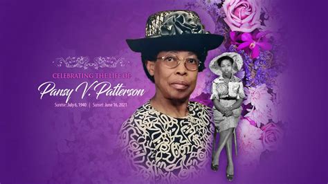 Celebration Service For The Life Of Mrs Pansy V Patterson Youtube