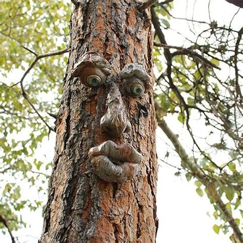 Filol Old Man Tree Easter Tree Face Decor Outdoor Funny
