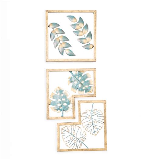 botanical leaves wall art set of three all wall art wall décor for the home wind and