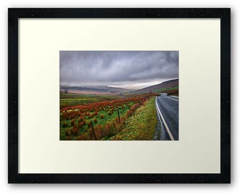 Road In The Yorkshire Dales Framed Art Print By Yellow 14 Framed Art