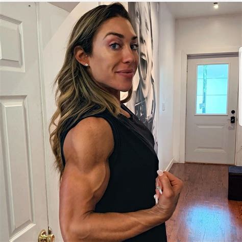 Biceps Fit Women Muscle Long Hair Styles Selfie Fitness Body Beauty Fit Females