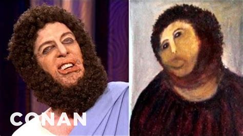The Real Jesus Defends His Spanish Portrait Restoration Conan On Tbs