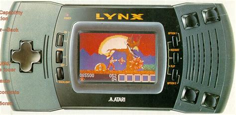 Atari Lynx Portable Game System Atari Game System Video Game Console