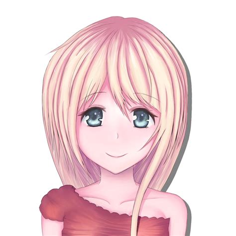 Anime Girl Blonde Hair By Thenivixx On Deviantart