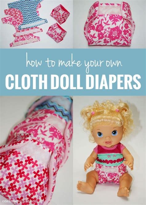 How To Make Cloth Diapers For A Baby Doll Baby Doll Accessories Diy