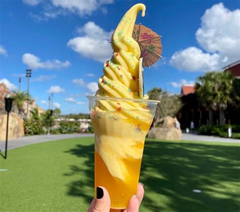Review New Years Pineapple Dole Whip Float Pops Into Disneys