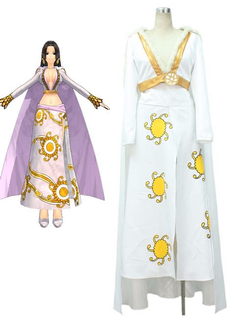 One Piece Boa Hancock White Dress Cosplay Costume In Anime Costumes From Novelty And Special Use