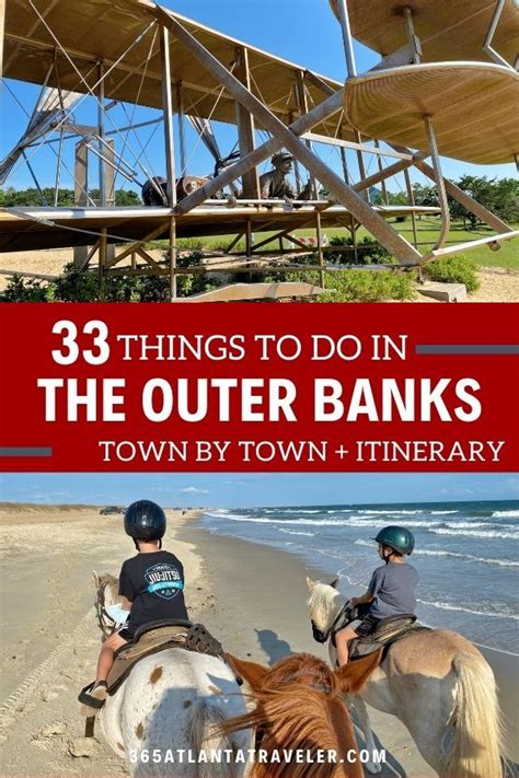 33 Things To Do In Outer Banks By Town An Itinerary Outer Banks Beach Vacation Outer
