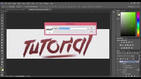 Photoshop How To Create Your Own Watermark Logo Youtube