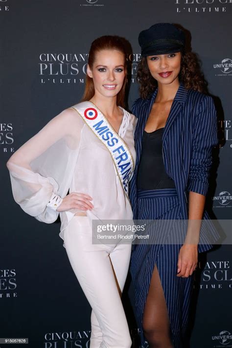 Miss France 2018 Maeva Coucke And Miss France 2014 Flora Coquerel