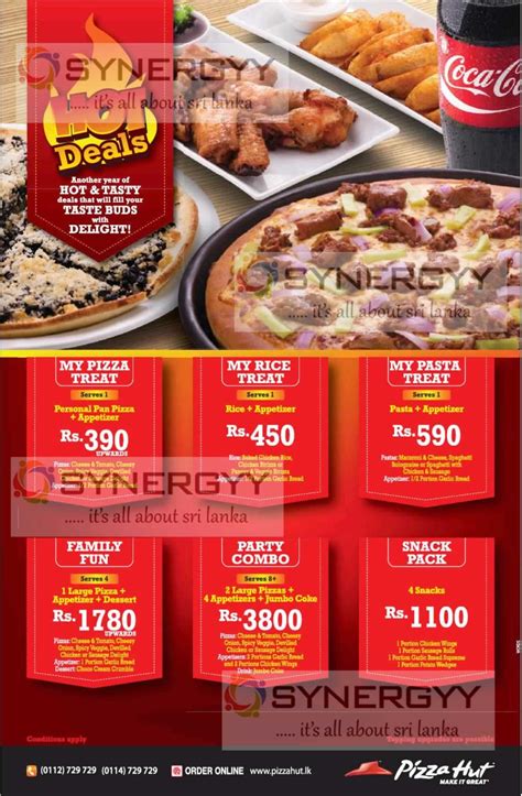 Pizza Hut Sri Lanka New Promotions January Synergyy