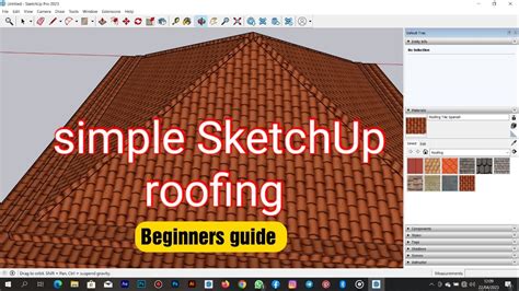 Roofing Sketchup Tutorials Youtube