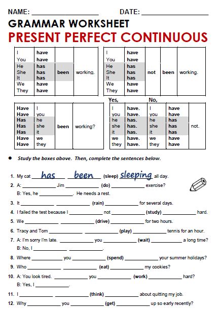 Past Continuous Tense Exercises With Answers Pdf Exercisewalls