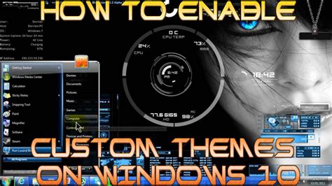 The below themes are some of the best for windows 10 and i can promise you that you will not be disappointed by any of them. How to Enable Custom Themes on Windows 10 - YouTube