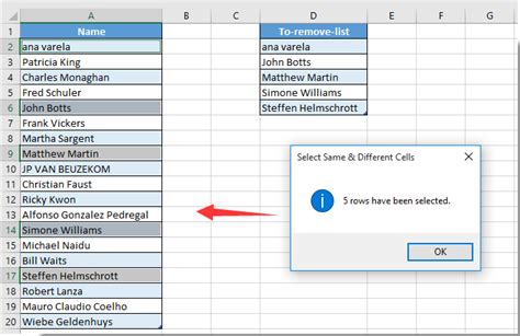 How To Exclude Values In One List From Another In Excel